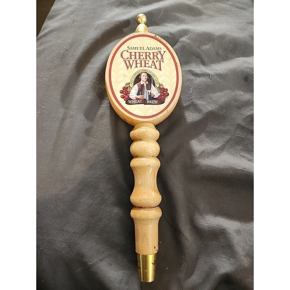 Samuel Adams Cherry‎ Wheat (Blonde Wood) Beer Tap Bar Pub Handle